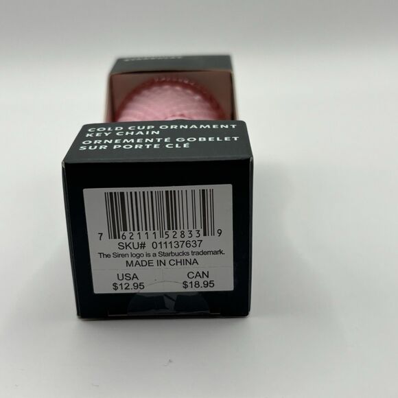 New Starbucks Waxberry Blush Keychain Ornament - Picture 5 of 5